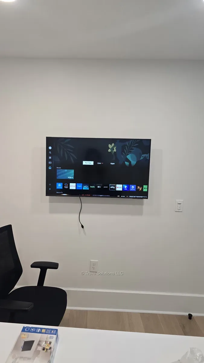 Hisense Canvas Frame TV installation Manhattan