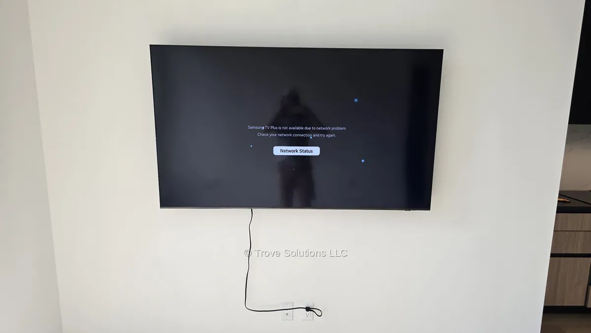 TCL NXTFRAME TV installation Manhattan — flush wall mount