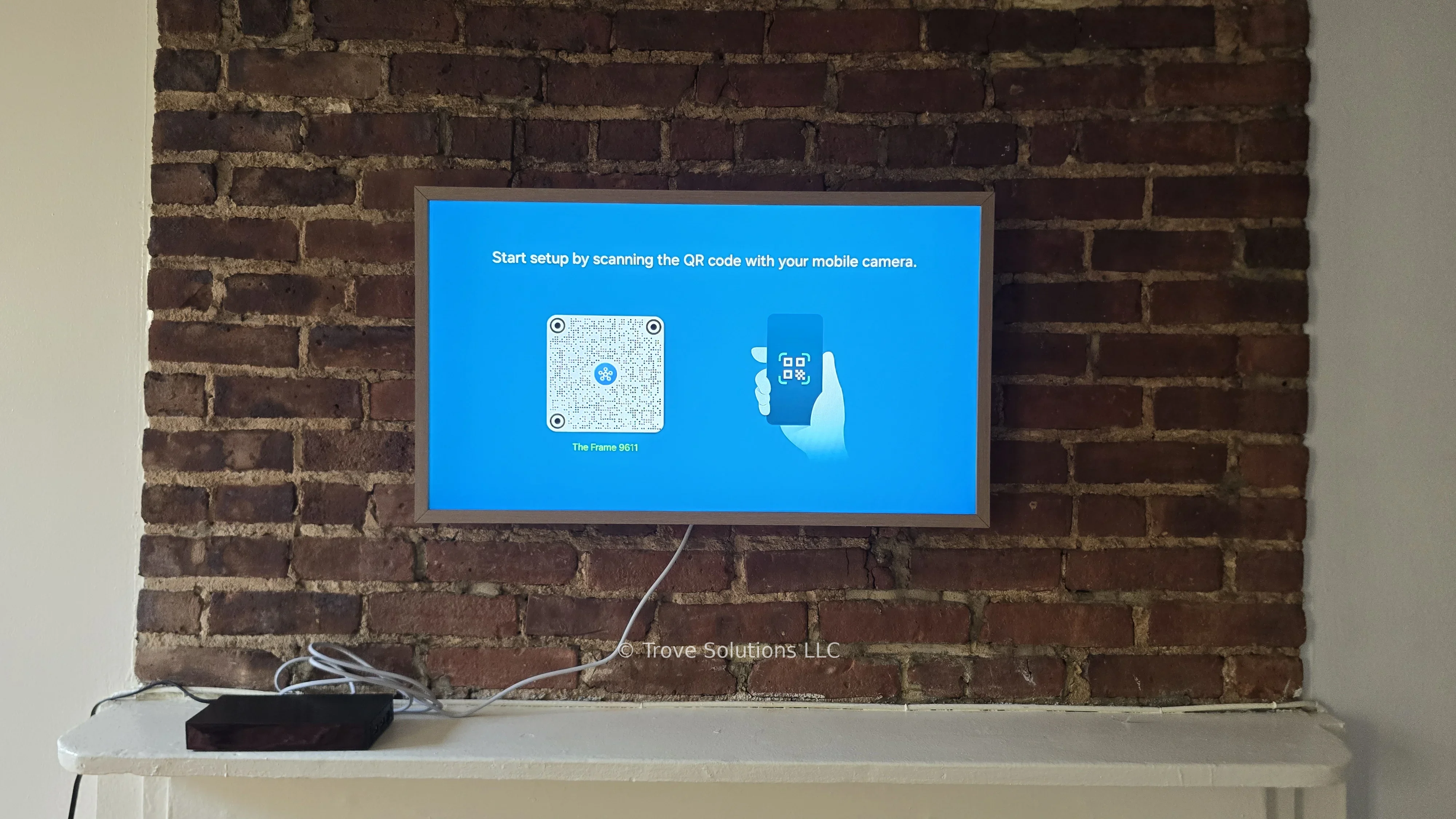 Large TV wall mount installation Manhattan living room with sofa